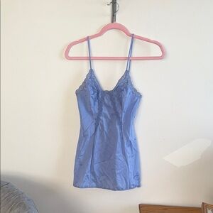 Vintage Italian Satin & Lace Slip Dress – Bought in Rome